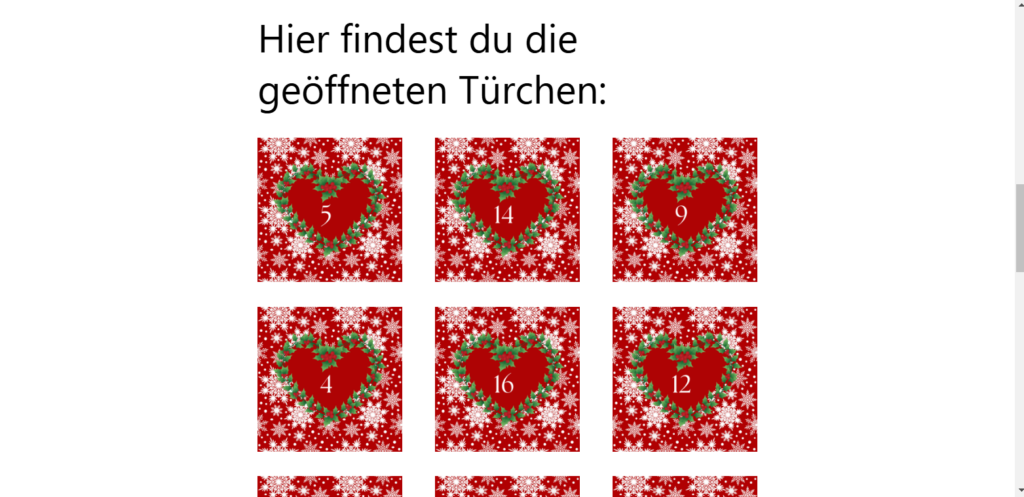 Mein Adventskalender